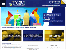 Tablet Screenshot of fgmcleaningservicesinc.com